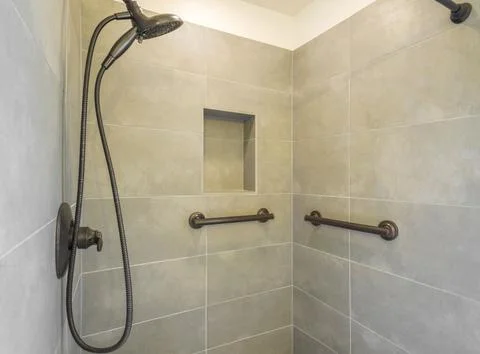 Shower interior Stock Photos