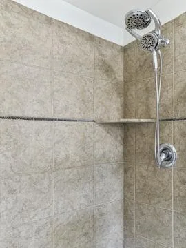 Shower interior Stock Photos
