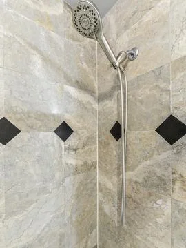 Shower interior Stock Photos