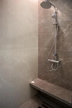 The shower modern 스톡 사진
