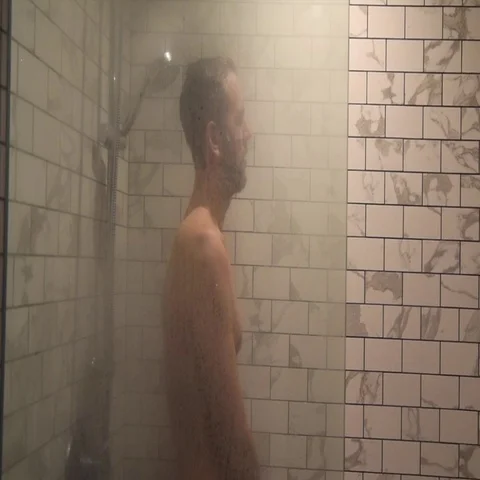 Shower Rinse Stock Footage 69286872