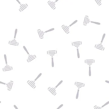 Shower room glyph vector seamless pattern sign Ilustración de archivo