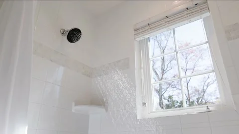 Shower with Running Water 스톡 동영상 219430388