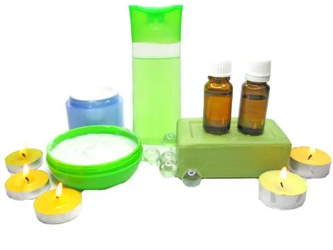 Shower set Stock Photos