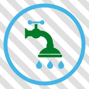 Shower Tap Vector Icon Stock Illustration