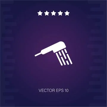 Shower vector icon Stock Illustration