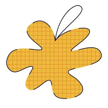 Shower washcloth sponge vector flat Isolated art イラスト素材