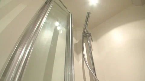 Shower on a yacht Stock Footage 32212256