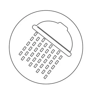 Showerhead icon Stock Illustration
