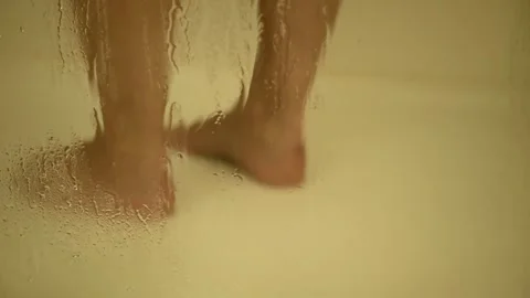 Showering woman Stock Footage 295322845