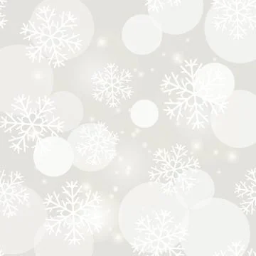 Showflakes Pattern. Winter Christmas Texture Illustrazione stock