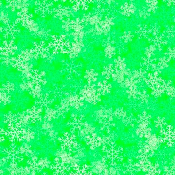 Showflakes Seamless Pattern Stock Illustration