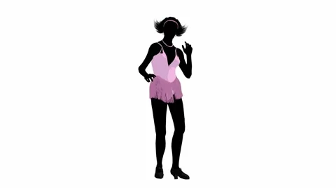 Showgirl dancing Stock Footage 1103432