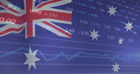 Showing Aussie flag merging with Union-Jack, Commonwealth-Star, Southern-Cross, Photos