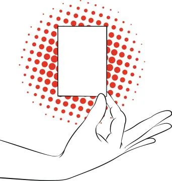 Showing card Stock Illustration
