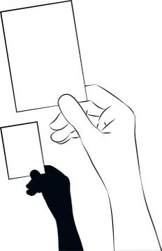 Showing card 스톡 일러스트