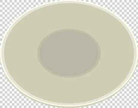 Showing circular ceramic plate in flat design featuring concentric rings on Stock Illustration