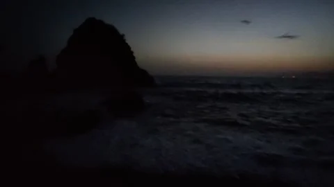 Showing, exploring Nerja city, coast, beaches. Spain, Europe Stock Footage 313451707