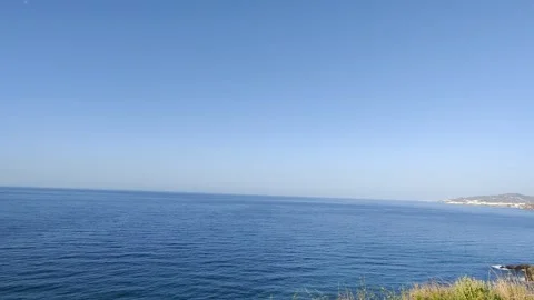 Showing, exploring Nerja city, coast, beaches. Spain, Europe Stock Footage 313451779