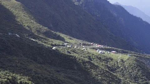 Showing Himalayan mountains, 스톡 동영상 123288675