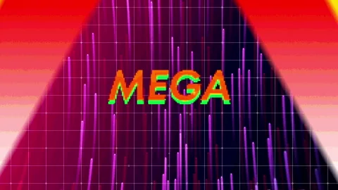 Showing loading bar filling switching to rainbow tunnel revealing Mega Burst Stock Footage 311450353