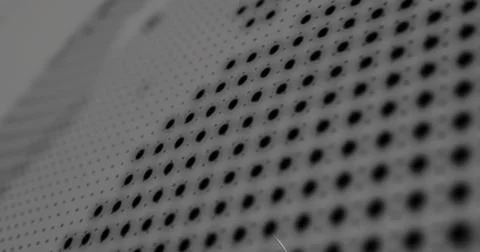 Showing perforated panel displaying diagonal holes at workbench, revealing matte Stock Photos