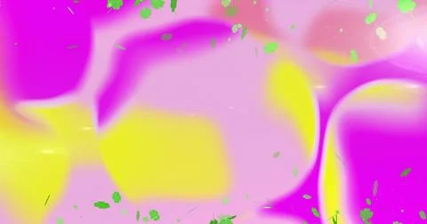Showing single large blurred central color blob glowing in abstract graphic, Stock Illustration
