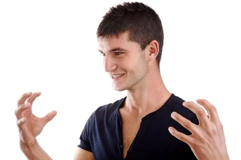 Showing something Stock Photos