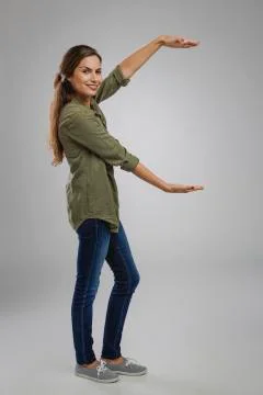 Showing something Stock Photos