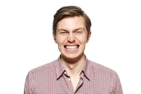 Showing teeth Stock Photos