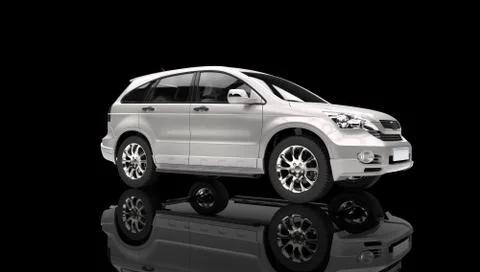 Showroom SUV Stock Illustration