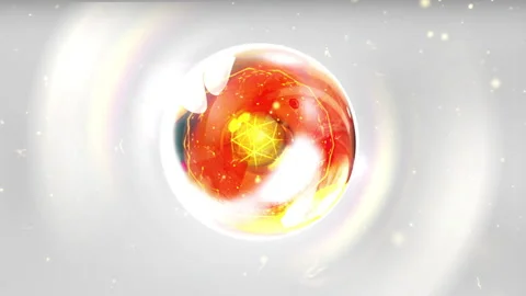 Shows Collagen Magic Serum bubble combining vitamins to nourish the skin that  Stock Footage 183312123