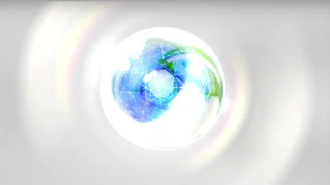 Shows Collagen Magic Serum bubble combining vitamins to nourish the skin that  Video stock 183312131