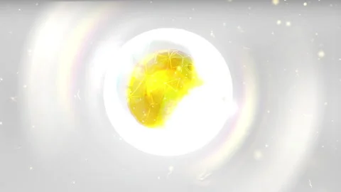 Shows Collagen Serum bubble combining vitamins to nourish the skin that protect Stock Footage 181977560