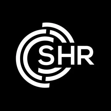SHR letter logo design. SHR monogram initials letter logo concept. SHR letter Stockillustratie