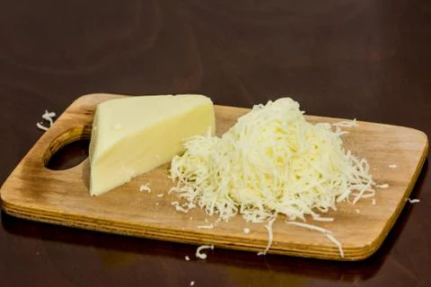 Shradded turkish cheese Stock Photos