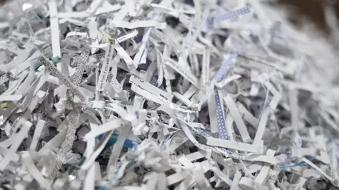 Shredded Paper Extremely Close Up Stock Footage 316773928