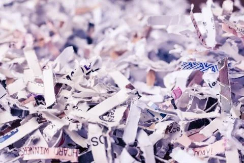 Shredded paper 스톡 사진