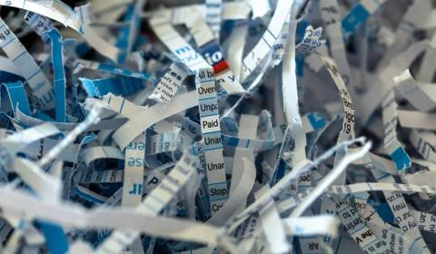 Shredded paper Stock Photos