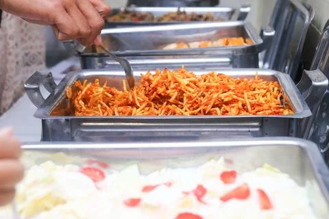 Shredded potatoes Stock Photos