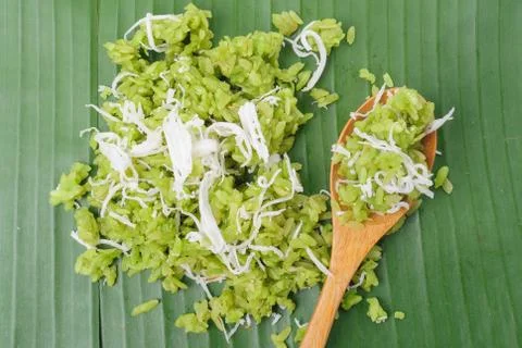 Shredded rice grain Stock Photos