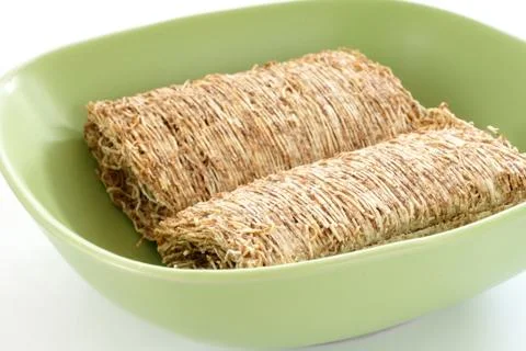 Shredded wheat biscuits Stock Photos