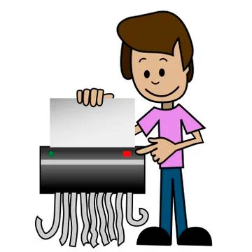 Shredder Stock Illustration