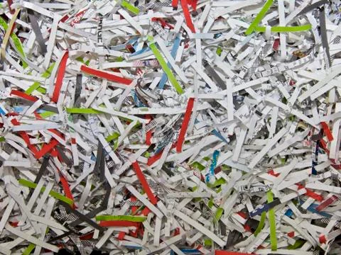 Shredding paper Stock Photos