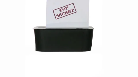 Shredding secrets Stock Footage 30906327