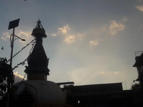 " Shreegha " : A Buddhist Stupa Stock Photos