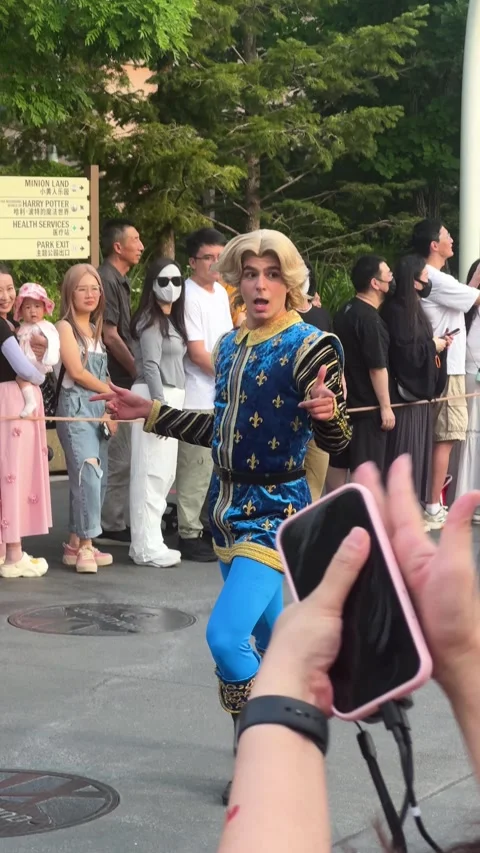 Shrek character medieval Charming prince Video stock 338446959