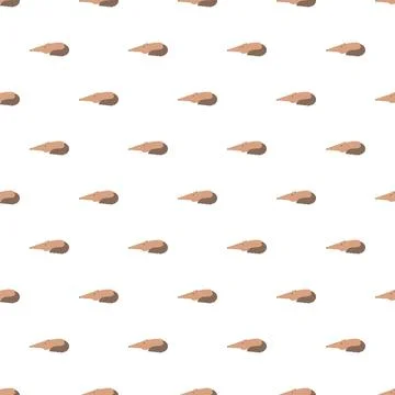 Shrew animals cartoon seamless vector pattern background Stock Illustration