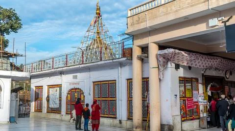 Shri Chamunda Devi Mandir, Padar, Dharamshala, Himachal Pradesh Stock Photos