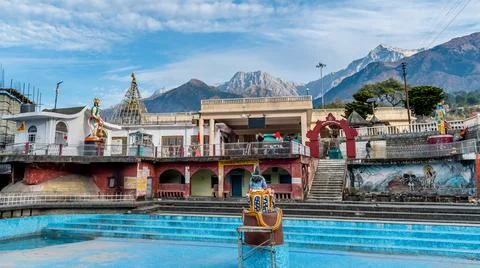 Shri Chamunda Devi Mandir, Padar, Dharamshala, Himachal Pradesh Stock Photos